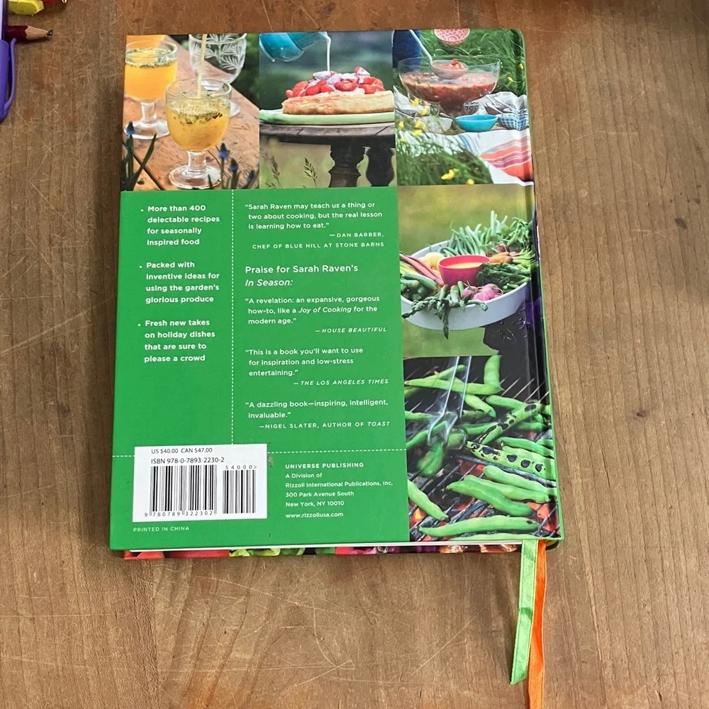 Fresh From the Garden Cookbook by Sarah Raven hardcover - Picture 3 of 16